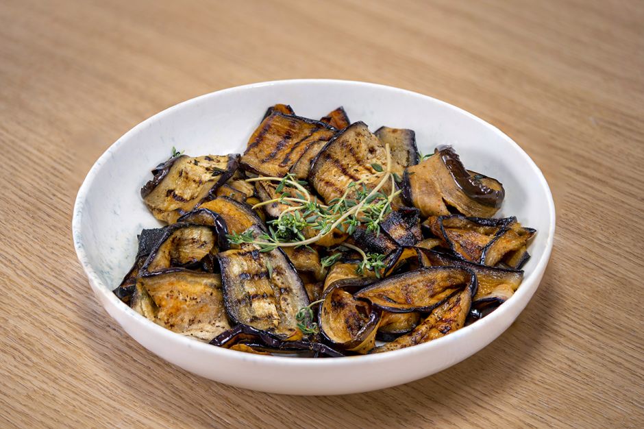 Köz Biber Soslu Izgara Patlıcan