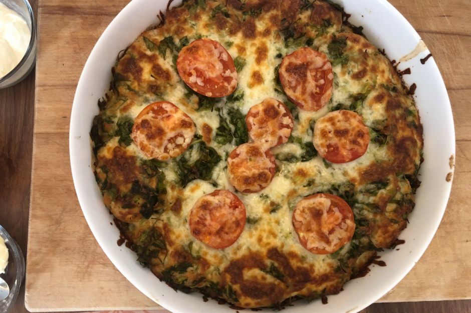 Fırında Yumurtalı Kaşarlı Ekmek