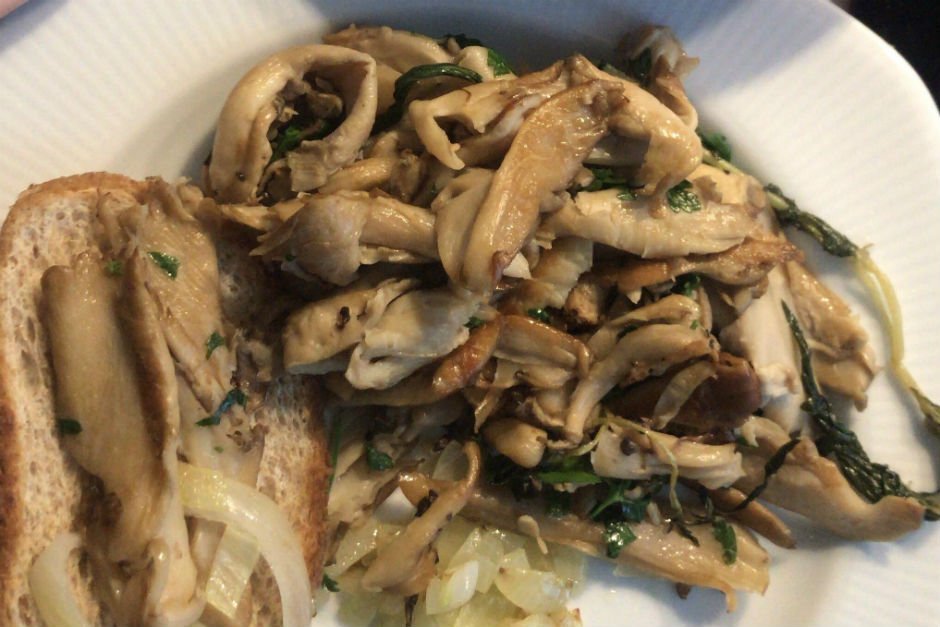 İstiridye Mantarı Sotesi