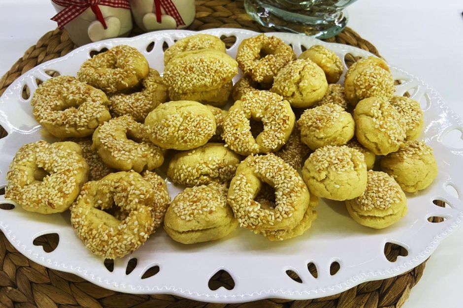 Kolay Tuzlu Susamlı Kurabiye