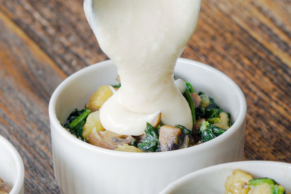 Porsiyonluk Ispanak Graten