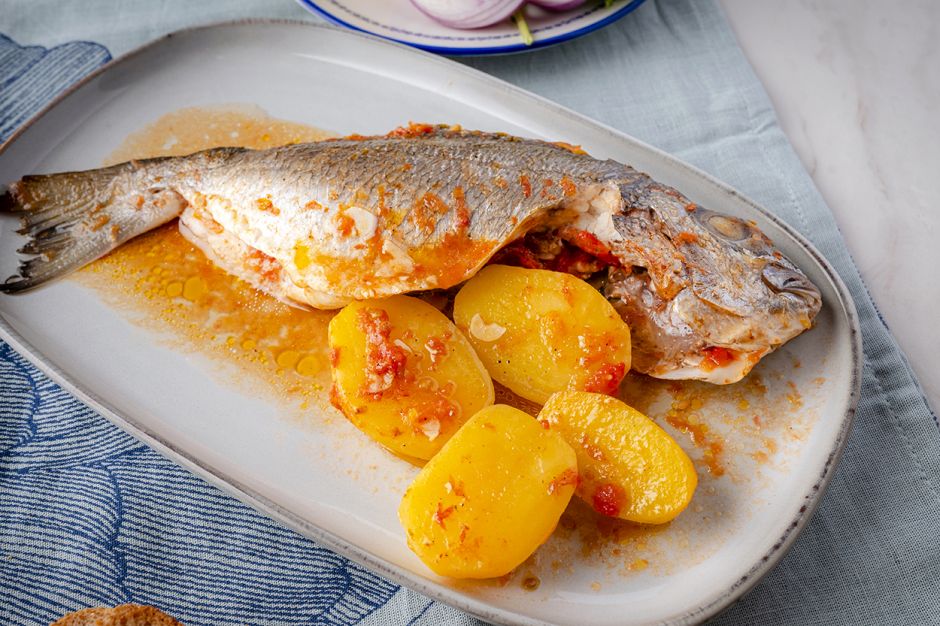 Fırın Poşetinde Çipura