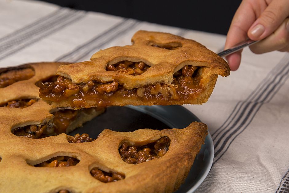 Karamelli Cevizli Tart