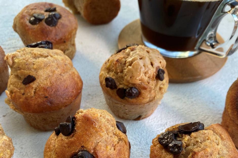 Fıstık Ezmesi Dolgulu Fit Muffin