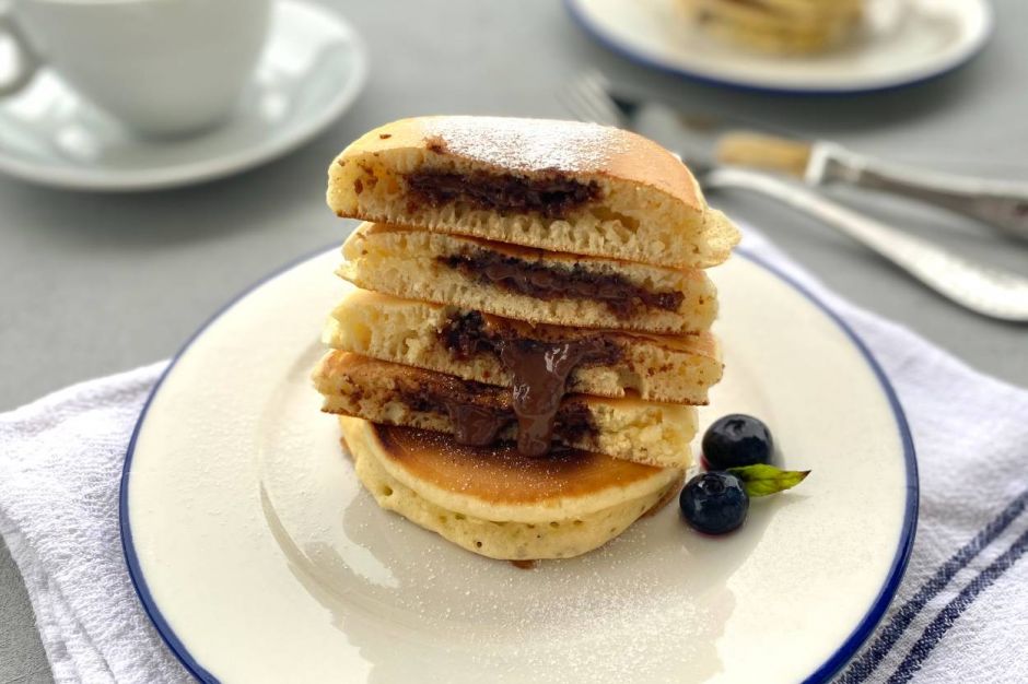 Çikolata Dolgulu Pancake