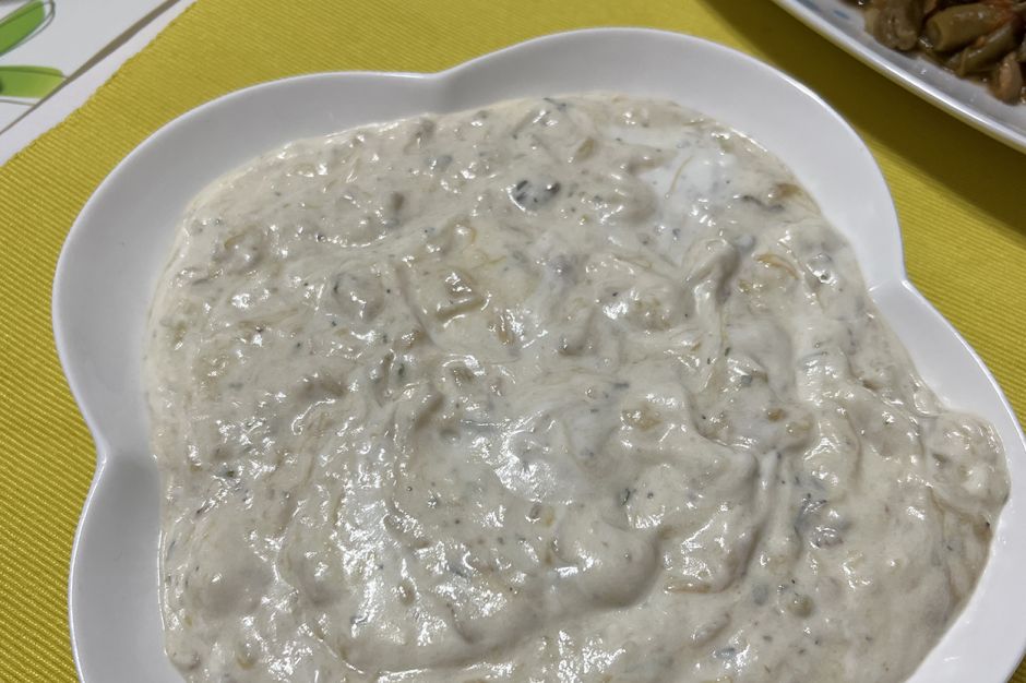 Labneli Köz Patlıcan Mezesi