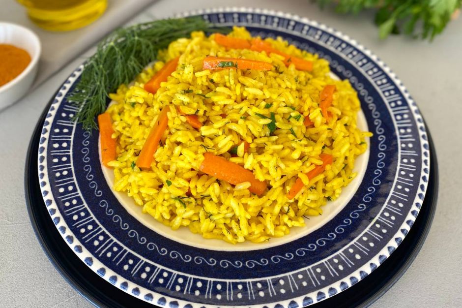 Zerdeçallı, Havuçlu Pilav