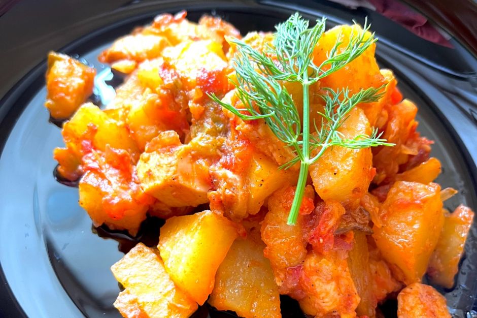 Kabaklı Tavuk Yemeği