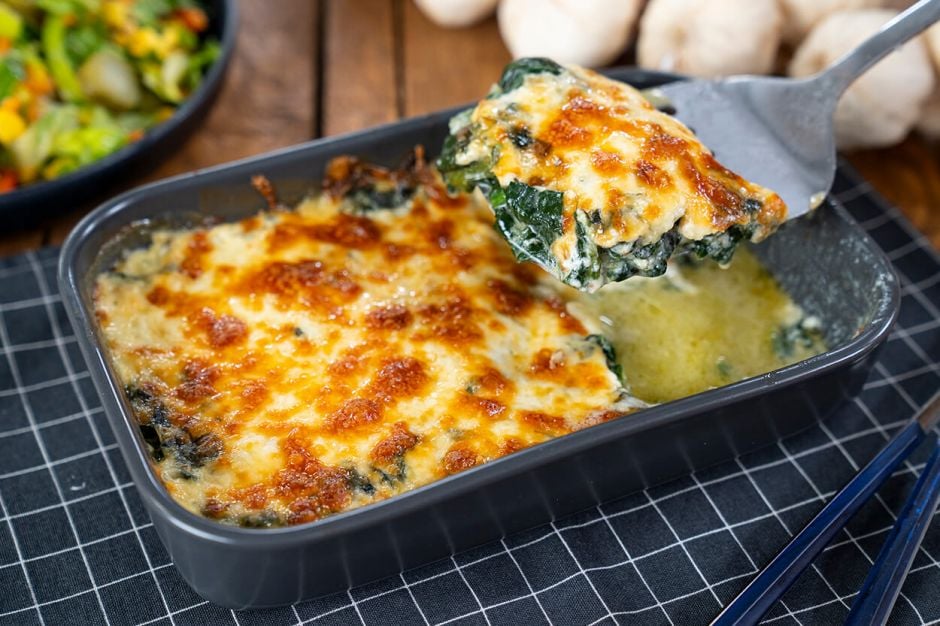 Beşamel Soslu Ispanak