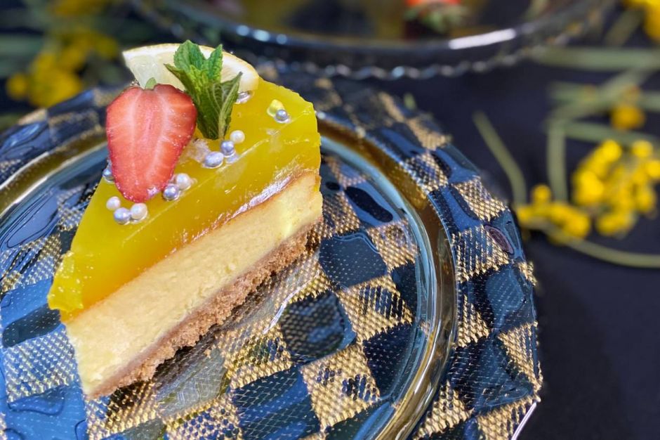 Limonlu Bisküvili Cheesecake