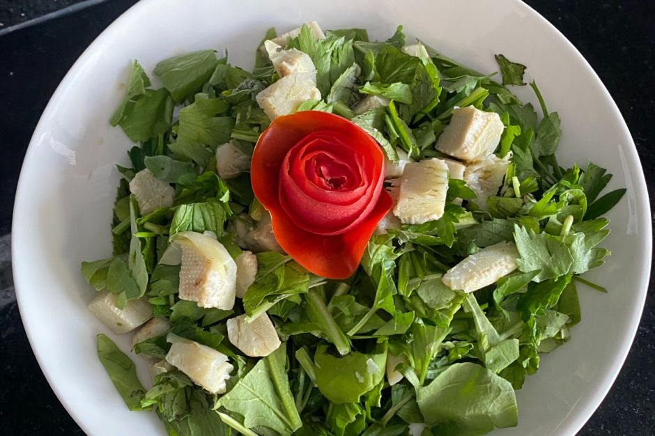 Yeşil Enginar Salatası