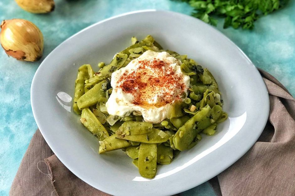 Taze Bezelye Kavurması