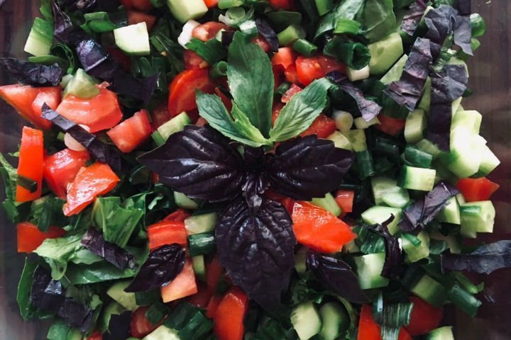 Taze Reyhanlı Salata