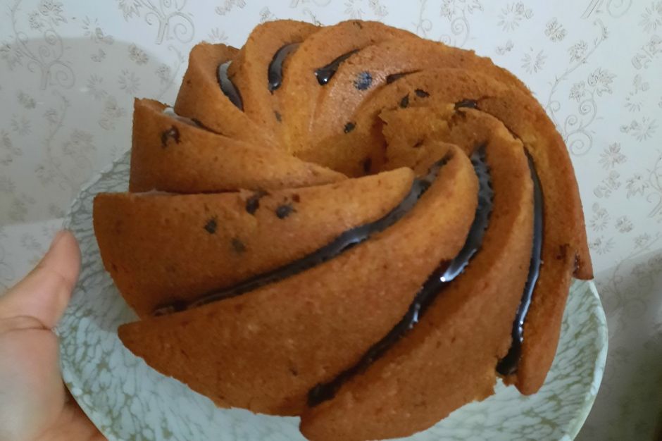 Portakallı Çikolatalı Rüzgar Gülü Kek