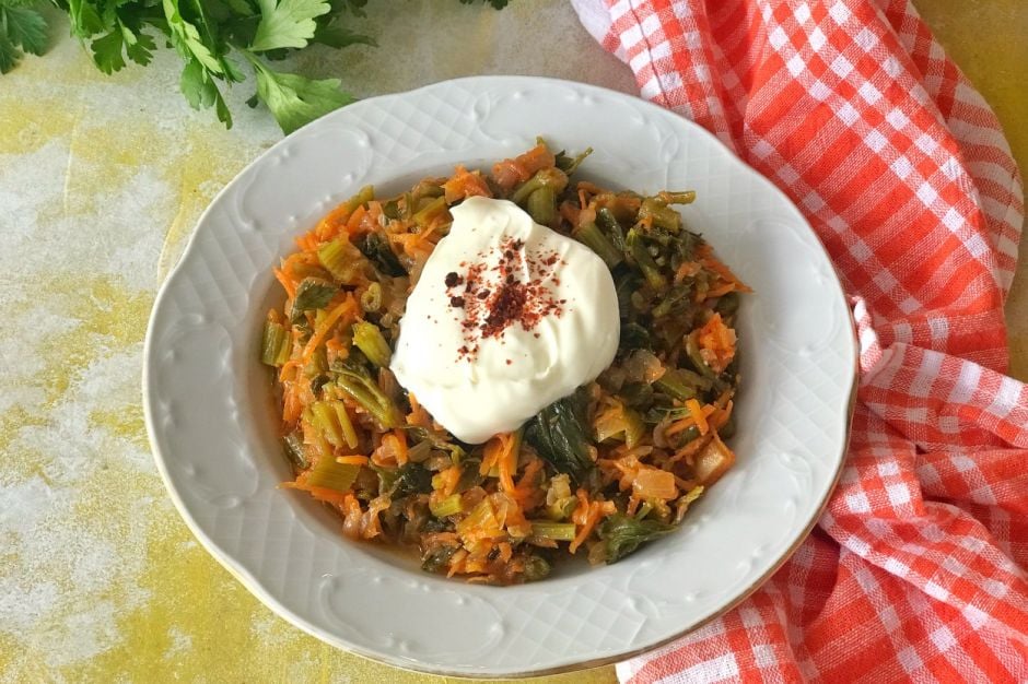 Kereviz Sapı Yemeği