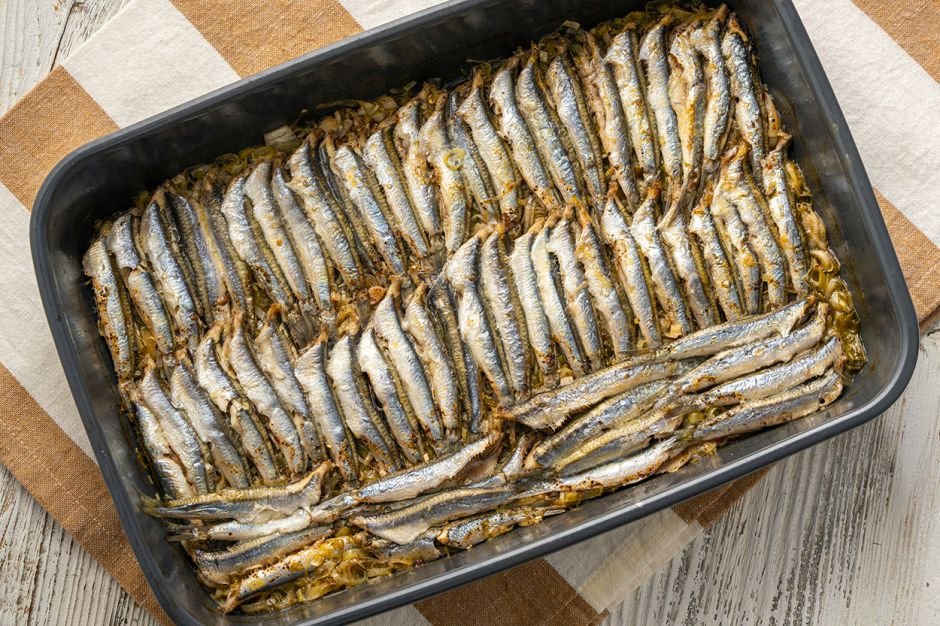 Pırasalı Ekşili Hamsi