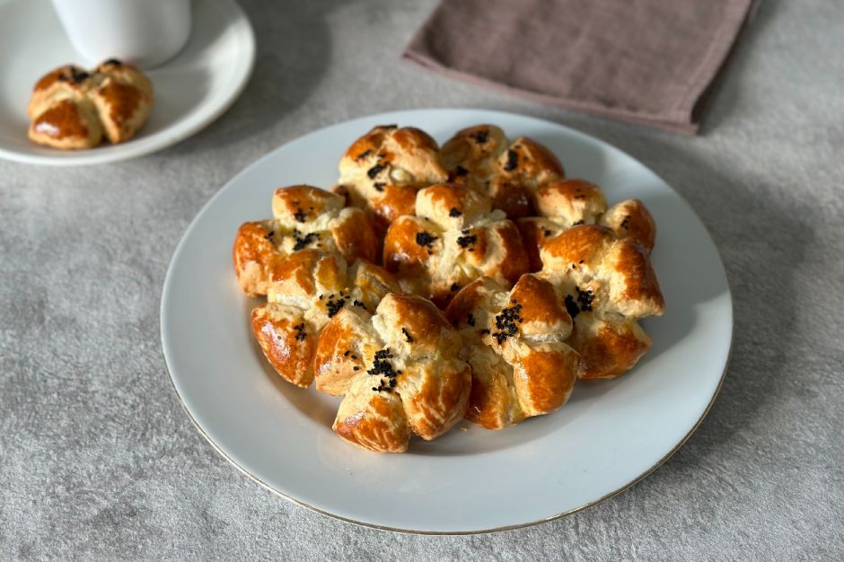 Mayasız Çiçek Poğaça