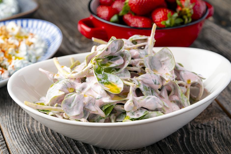 Çilek Soslu Semizotu