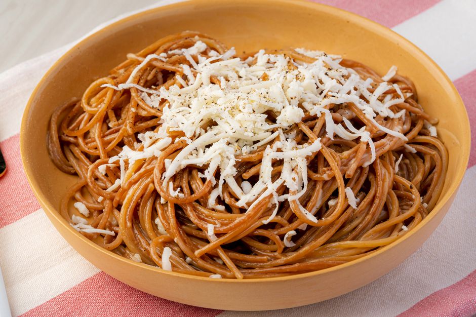 Peynirli Kavruk Spaghetti