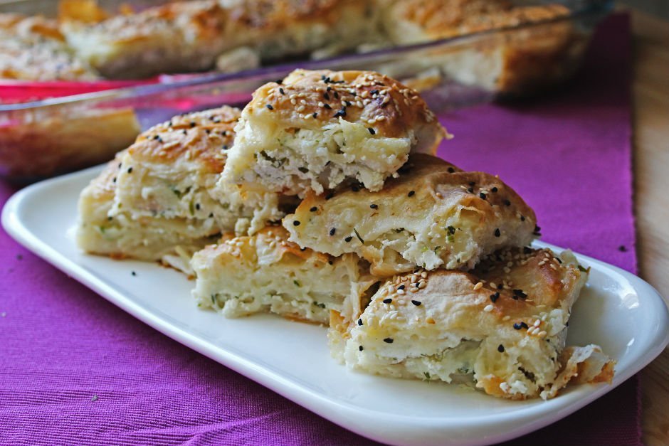 Sütlü Serpme Börek