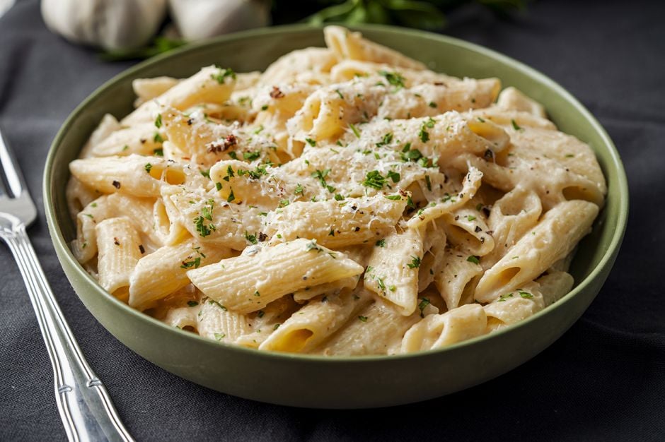 Köz Patlıcanlı Makarna