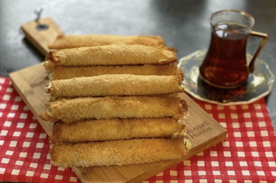 Fırında Galeta Unlu Çıtır Börek