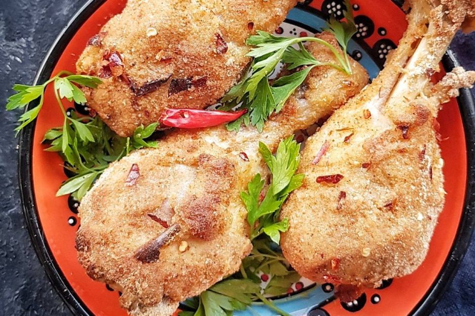 Fırında Baharatlı Tavuk Baget