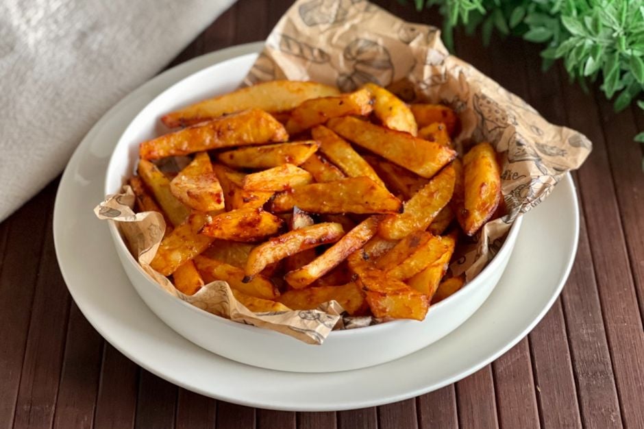Fırında Salçalı Patates Kızartması