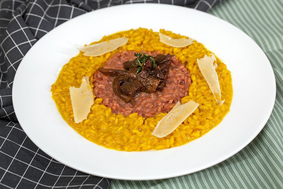 Pancarlı ve Safranlı Risotto