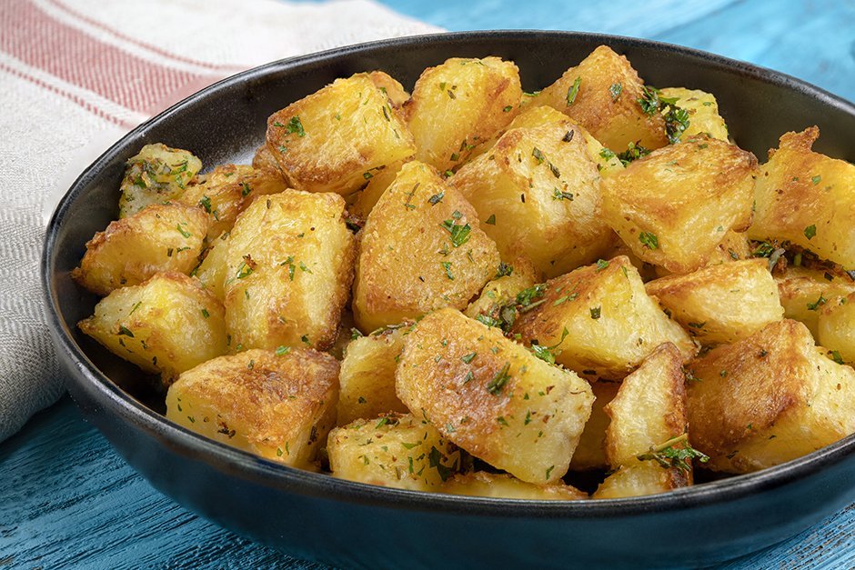 Fırınlanmış Haşlama Patates