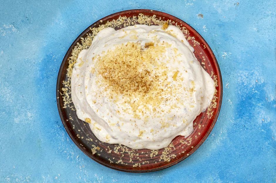 Elmalı ve Quarklı Bisküvi Tatlısı