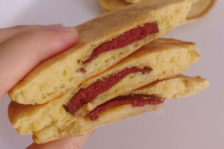 Sucuklu Kaşarlı Tuzlu Pancake