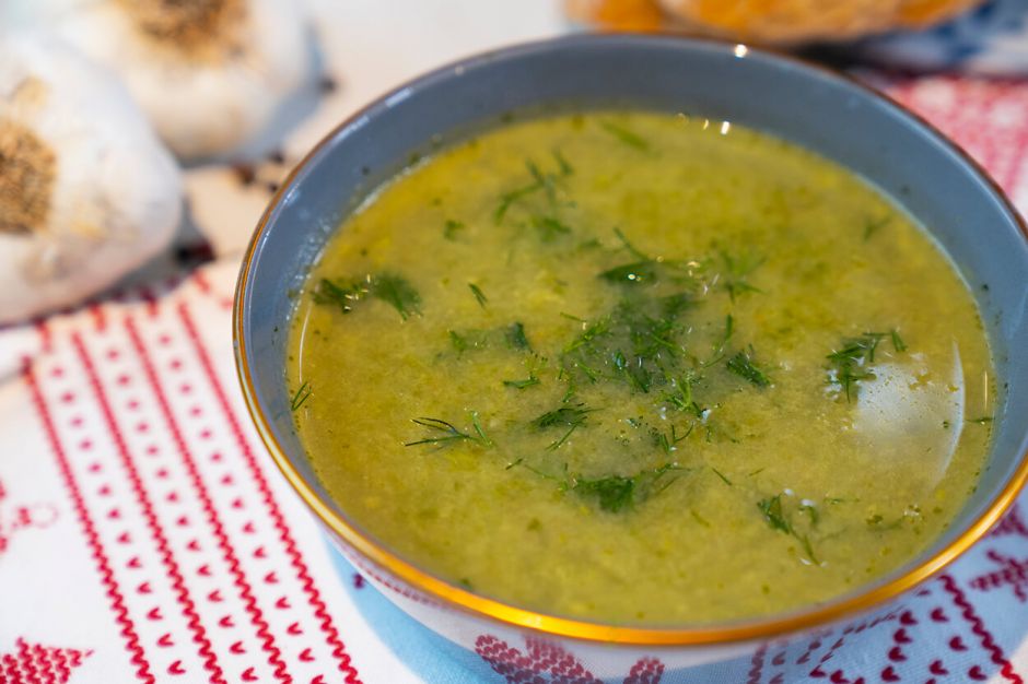 Kereviz Sapı Çorbası