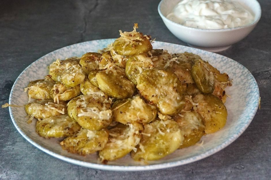 Fırında Parmesan Peynirli Brüksel Lahanası