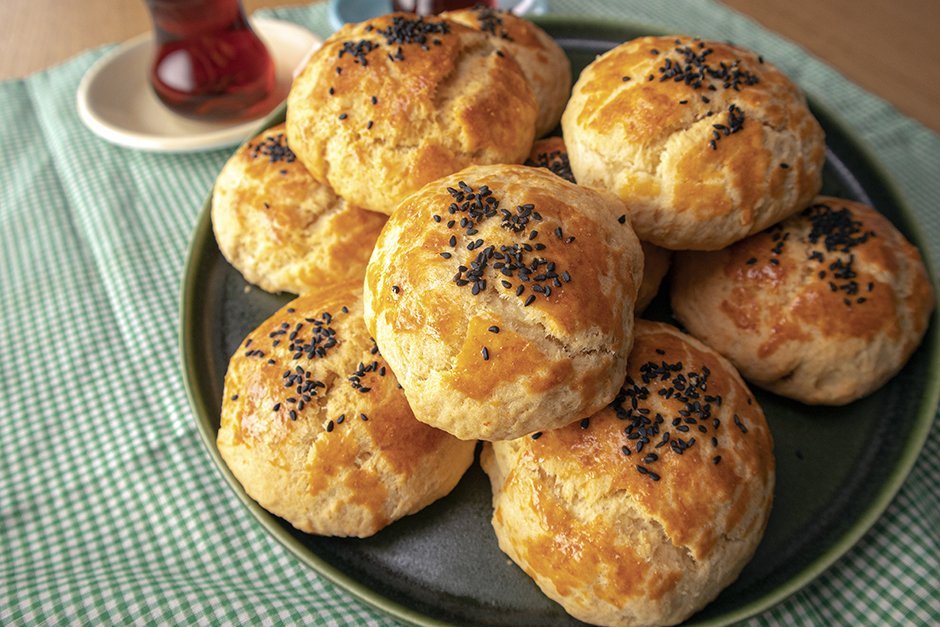 Peynirli 10 Dakika Poğaçası