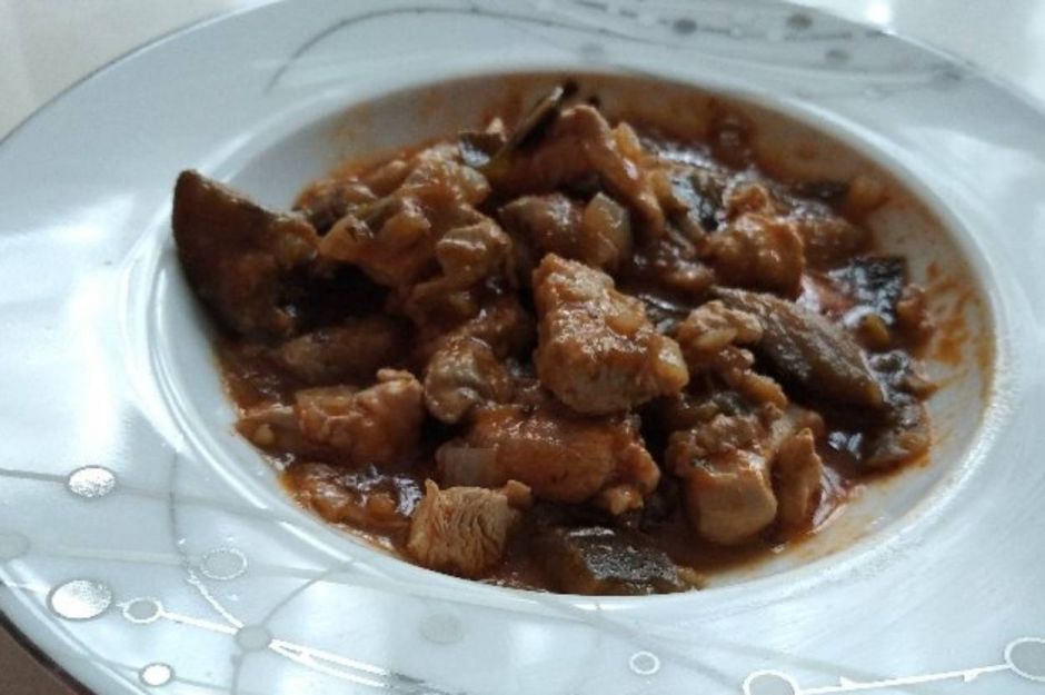 Tavuklu Patlıcan Yemeği